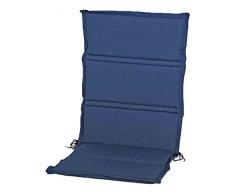 Sun Garden Carla Sesselauflage, Polyester, blau, 105 x 48 x 4 cm, 10217154