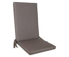 anjosa 72-al1 – Kissen für Stuhl Positionen, 115 x 48 x 6 cm, braun