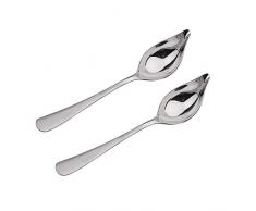 IMEEA SaucenLöffel Soßenlöffel SUS304 Edelstahl, 22.5cm (2 Stück)