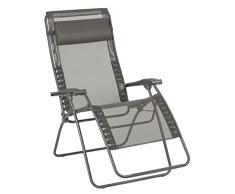 Lafuma Großer Relax-Liegestuhl, Klappbar und verstellbar, RSXA Clip XL, Batyline, Graphite, LFM2040-8717