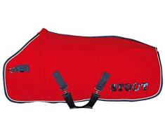 Harrys Horse 32201100-02115 cm Fleece Decke Stout, S, rot