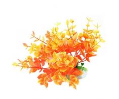 sourcingmap Dekofigur Wassergras, Kunststoff, 11,9 cm, Orange