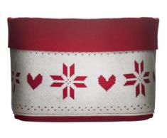 Sagaform X-Mas SA5016624 Brotkorb, Stoff, Weiß