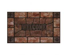 Achim Home Furnishings rrm1830cs6 Clay Stein erhöhter Gummi Fußmatte, 18 von 76,2 cm