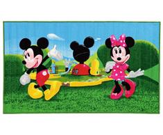 DISNEY 15419 Mickey Mouse Clubhouse Teppich, Synthetikfaser, mehrfarbig, 80 x 140 x 1,12 cm