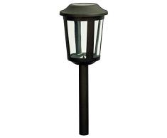 Duracell GL018BT6DU Garten-Solarleuchte LED Gartenleuchte Wegeleuchte Kunststoff anthrazit lackiert 5 Lumen
