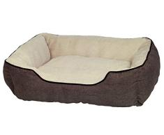 Nobby Komfortbett eckig Classic Prado braun; 120 x 100 x 27 cm