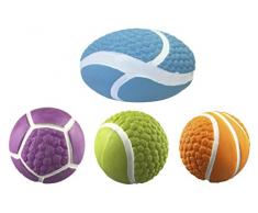 Croci Bälle Fluo Pets Latex Spielzeug, 10 cm