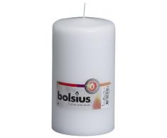 Bolsius Stumpenkerze für drinnen und draußen, 150 x 80 mm, weiß