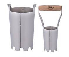 Fallen Fruits GT109 Blumenampel, Edelstahl, silberfarben