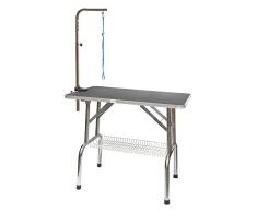 Go Pet Club schwere Edelstahl Stahl Fellpflege Tisch mit Arm, 30