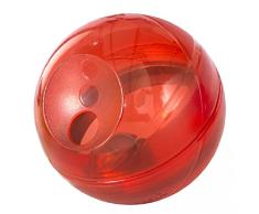 Rogz TUM03-C Tumbler Beschäftigungsball, M, rot
