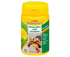 sera reptimineral H 100ml Ergänzungsfutter aus einem konzentrierten Mineralien-Vitamin-Mix für alle Pflanzen fressenden Reptilien & Landschildkröten - das Feinpulver haftet gut an Frisch Futter, Salat