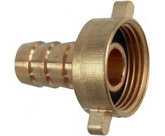 Cornat Schlauchverschraubung 1/2 x 1, Messing / Schlauchverbindung / Garten Bewässerung / FLOR92385