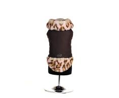 Trilly tutti Brilli OfeliamarXXS Mantel Ofelia braun gesprenkelte Bordüre XXS, braun