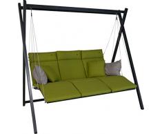 Angerer Relax Hollywoodschaukel 3-Sitzer Smart, lime grün, 220 x 150 x 210 cm, 7000/272