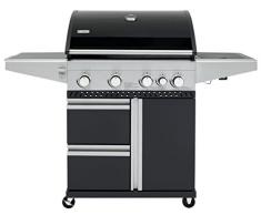 Tepro Gasgrill Fairmont, schwarz / edelstahl, 55 x 151 x 118 cm, 3171