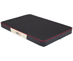 Hobbydog MMPRCKC8 Hundematratze Hundebett Hundesofa Hundekorb, M, 80 x 54 x 8 cm, schwarz