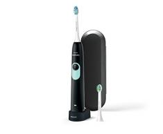 Philips Sonicare hx6212/89 Teens Wiederaufladbare Schallzahnbürste schwarz Zahnbürste für elektrische Zahnbürste Zahnbürste (Akku, Eingebaut, 336 H, 110 – 220, MH (NiMH), 380 g)