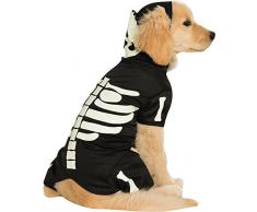 Offizielles Rubies Skelett Hoodie Haustier Hund Halloween Kostüm