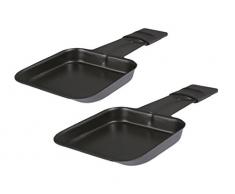 Trisa Electronics Raclettepfännchen 2 Stück für Raclette Connect 4 plus 4, Schwarz