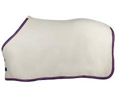 PFIFF 101496 Pferde Polarfleece Decke Pauline, Fleecedecke Pferdedecke, Beige 155