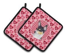 Carolines Treasures SS4518PTHD Topflappen, Herzen, Herzmotiv, 7,5 x 7,5 cm, mehrfarbig