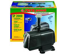 sera 30059 pond SP 2000 Teichpumpe (2.470 l/h bei 98 Watt mit Hmax: 3,60 m) für kleine Filtersysteme und als Springbrunnenpumpe im Teich geeignet