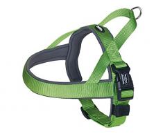 Nobby NORWEGER Geschirr Classic Preno, 50 - 64 cm+42 cm/25 - 35 mm, neon grün/grau