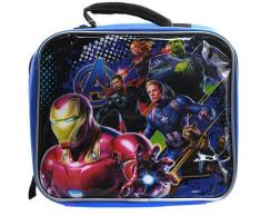 Marvel Avengers Soft Insulated Lunch Box (Blue/Black)