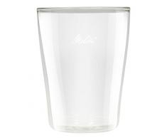 Melitta Glas-Set, Kaffeegläser, 2 Stück, Doppelwandig, Borosilikatglas, 200 ml, 212903