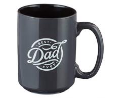 Kaffeebecher: Best Dad Ever (in schwarz)