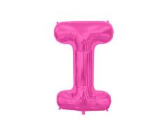 Northstar 00513 Folienballon Buchstabe I-Magenta, 16 Zoll, pink