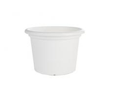 zanvic Kunststoff Übertopf, 40 x 29 cm, 21 l, Weiß, 40 x 40 x 29 cm, za297