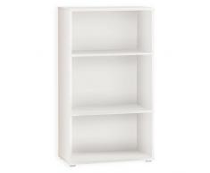 NEWFACE Baseline Regal, Holz, weiÃ, 72 x 34 x 111 cm