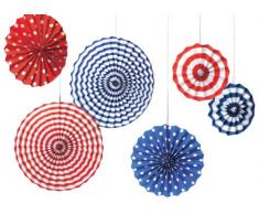Amscan Deko Papier Fan American SU mm ER