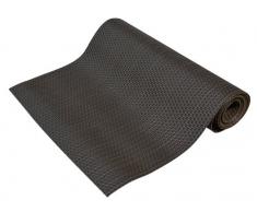 GARTENFREUDE Polyrattan Sichtschutz Balkon Matte Balkonsichtschutz Balkonblende Windschutz oder Zaun 5 x 0,9 m, zuschneidbar, inkl. Kabelbindern, bicolour braun