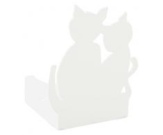 Alubox zampirella-Citronella Kerze oder Katzen, Weiß, 7 x 11 x 19 cm