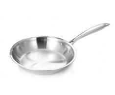 Cuisinox POT-426F Super Elite Bratpfanne, 26 cm, 26 cm Durchmesser, Edelstahl