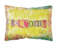 Carolines Treasures SB3097PW1216 Deko-Kissen aus Leinenstoff, groß, Mehrfarbig