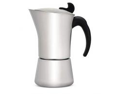 Leopold Vienna induktiver Matter Edelstahl Espressokocher für 6 Tassen