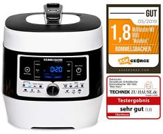 ROMMELSBACHER Elektrischer Dampfdruck- & Multikocher MD 1000 MeinHans – Das Original - 14 Automatik-Programme, von 40 °C bis 170 °C regelbar, 2 Dampfdruckstufen, antihaftbeschichteter 6 Liter Topf