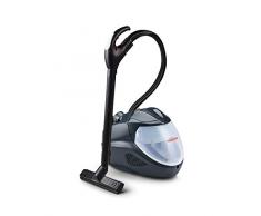 POLTI PVEU0081 Fav20 Dampfsauger, tötet und beseitigt 99,99%* der Viren, Keime und Bakterien, Aluminium, 1.5 liters, Schwarz