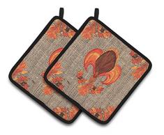 Carolines Treasures Thanksgiving Topflappen, 8744PTHD, 7,5 HX7,5 W, mehrfarbig, 1 Paar