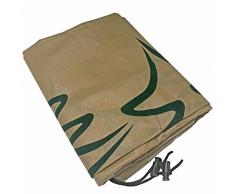 Windhager Winter-Deko-Vlieshaube Protect Kälteschutz Frostschutz Gartenvlies Abdeckvlies Tannenbaum-Motiv, Größe L 0,6 x 1,8m , Beige, 06889