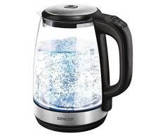 SENCOR SWK 2090BK Glas Wasserkocher mit LED-Beleuchtung (2200 Watt, Volumen 2,0 L) glass