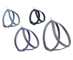 Karlie Buffalo Denim Strass Geschirr, 10 mm x 25-32 cm, Stahl, Genäht