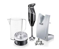 Bamix SwissLine Stabmixer, Edelstahl, 12 x 6 x 35 cm schwarz