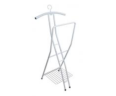 King Home A1407290/B Kleiderständer lackiert, weiß, 47X42X113H