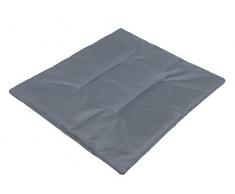 Hobbydog R3 PUBGRA1 Kissen Für Hundezwinger Größe R3-49 X 43 cm Grau Codura Bett Betten Hundematte Slim Matte Matratze Platz Schlafplatz, M, Gray, 300 g